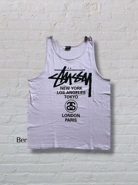 Size XL - Stussy Tank Top (cut off tag)